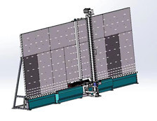 เครื่องตัดขอบแนวตั้งอัจฉริยะสำหรับกระจกต่ำ - E และกระจกสองชั้น