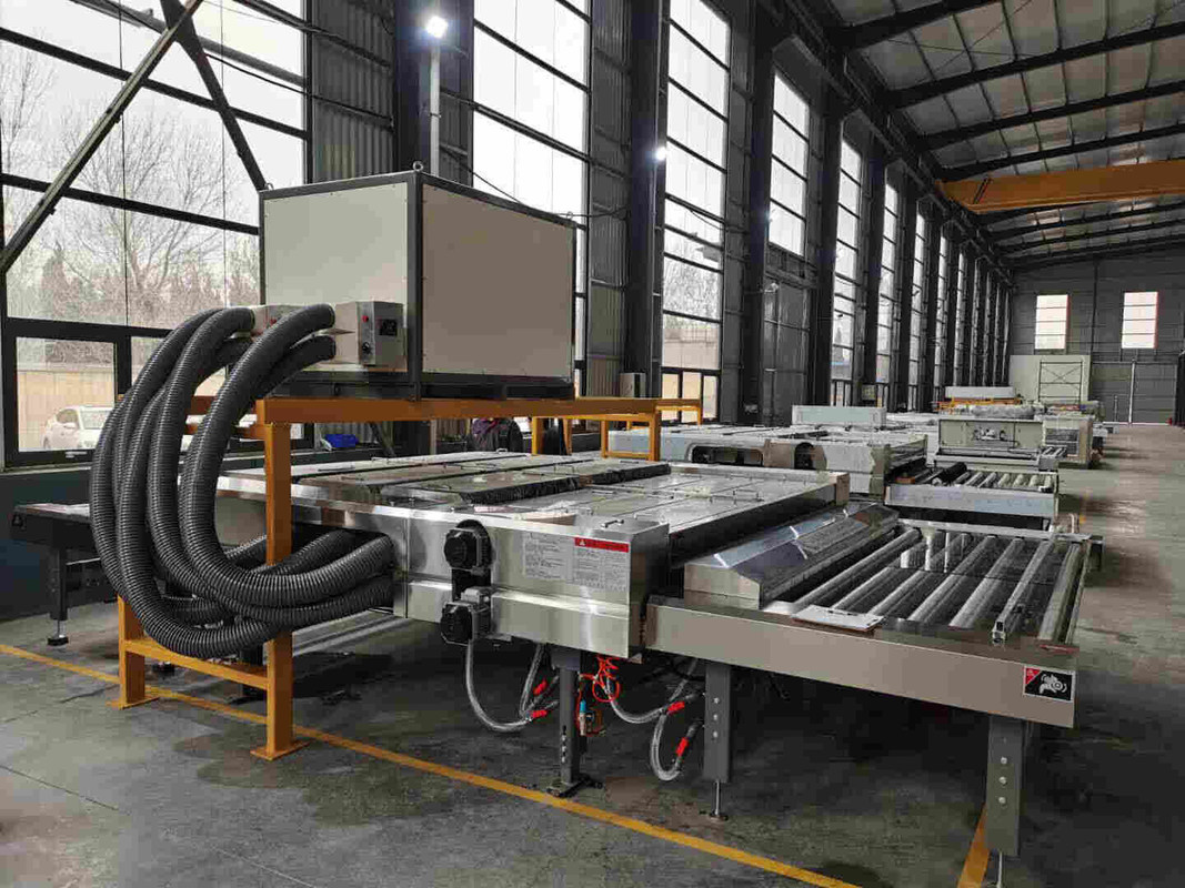 กระจกฉนวนสองชั้นแนวนอนหนา 25 มม. กระจกซักและอบแห้งเครื่องสำหรับการแปรรูปแก้วแผ่น