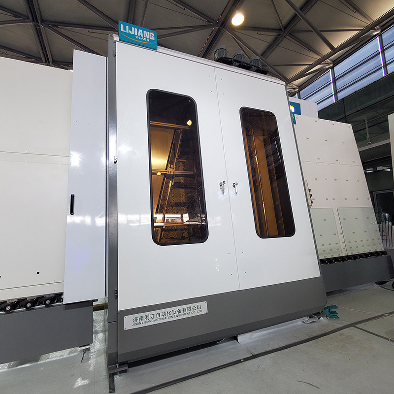 เครื่องซักผ้ากระจกแนวตั้งขนาดใหญ่อัตโนมัติพร้อมแปรงขนนุ่ม 6 ชิ้น