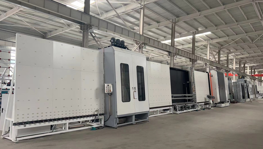 สายการผลิตกระจกฉนวนแบบลอยตัวพร้อมการเติมแก๊สและแสดงออนไลน์