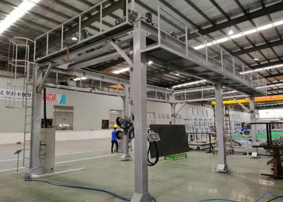 โหลดเครื่องขนถ่ายอัตโนมัติ Gantry 800 กก. สำหรับเครื่องฉนวนแก้ว